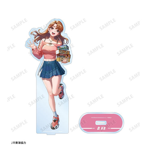 《鬥陣特攻》全新繪製 D.Va 旅行版 特大亞克力立牌