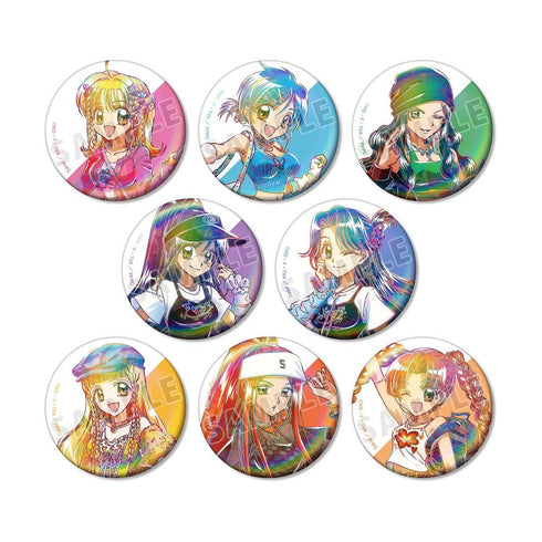 "Pichi Pichi Pitch" Original Art: Y2K Fashion Ver. Trading Ani-Art Aurora Pin Badge (Sold by the box)