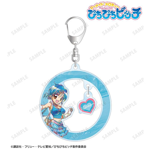 『ぴちぴちピッチ』描き下ろし 宝生 波音 Y2Kファッションver. Ani-Art ゆらゆらアクリルキーホルダー