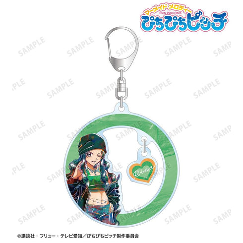 "Pichi Pichi Pitch" Original Illustration: Rina Tōin (Y2K Fashion Version) Ani-Art Wobbling Acrylic Keychain
