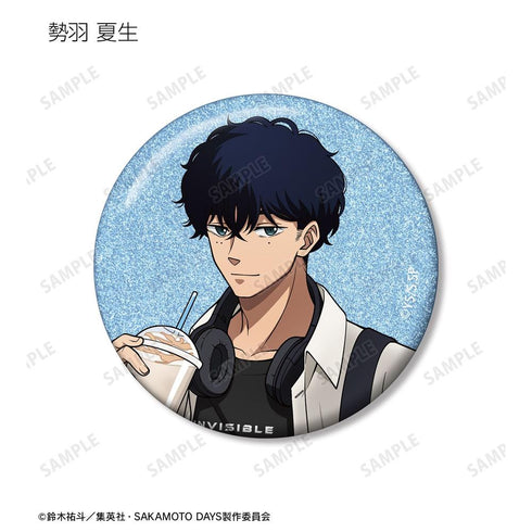 『SAKAMOTO DAYS』描き下ろし ショッピングver. トレーディンググリッター缶バッジ(単位/BOX)