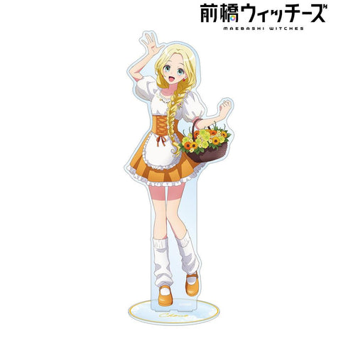 『前橋ウィッチーズ』描き下ろし 三俣チョコ 花祭りver. 特大アクリルスタンド