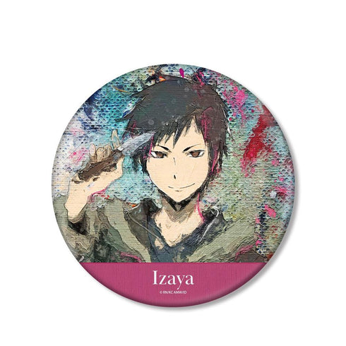 『デュラララ!!×2』折原臨也 grunge CANVAS BIG缶バッジ ver.A