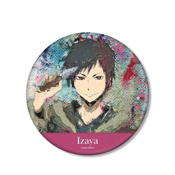 『デュラララ!!×2』折原臨也 grunge CANVAS BIG缶バッジ ver.A