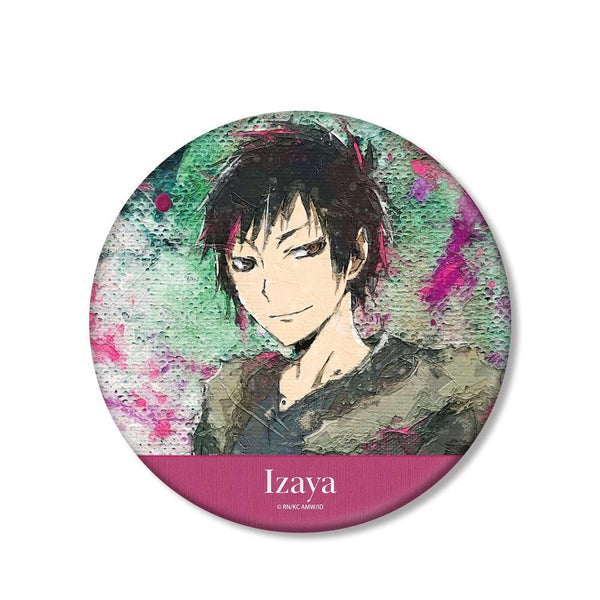 『デュラララ!!×2』折原臨也 grunge CANVAS BIG缶バッジ ver.B