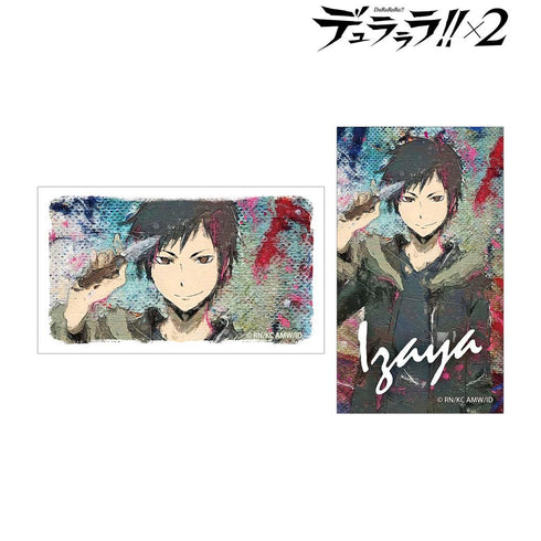 『デュラララ!!×2』折原臨也 grunge CANVAS イラストカード2枚セット ver.A