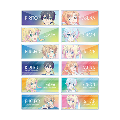 『ソードアート・オンライン』描き下ろし ペイントスタイルver. トレーディング Ani-Art clear label 第2弾 アクリルネームプレート(単位/BOX)