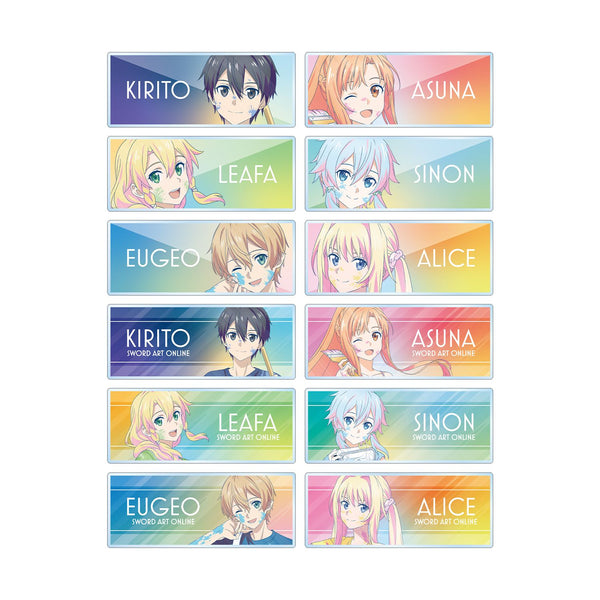 『ソードアート・オンライン』描き下ろし ペイントスタイルver. トレーディング Ani-Art clear label 第2弾 アクリルネームプレート(単位/BOX)