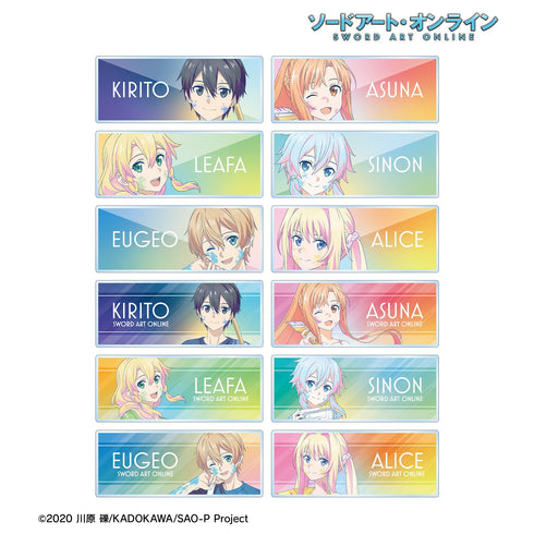 『ソードアート・オンライン』描き下ろし ペイントスタイルver. トレーディング Ani-Art clear label 第2弾 アクリルネームプレート(単位/BOX)