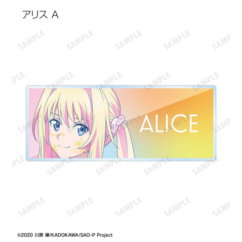 『ソードアート・オンライン』描き下ろし ペイントスタイルver. トレーディング Ani-Art clear label 第2弾 アクリルネームプレート(単位/BOX)
