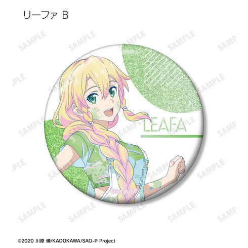 『ソードアート・オンライン』描き下ろし ペイントスタイルver. トレーディング Ani-Art clear label 第2弾 グリッター缶バッジ(単位/BOX)