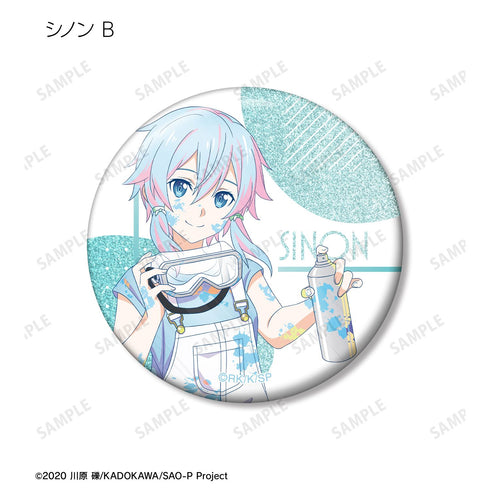 『ソードアート・オンライン』描き下ろし ペイントスタイルver. トレーディング Ani-Art clear label 第2弾 グリッター缶バッジ(単位/BOX)