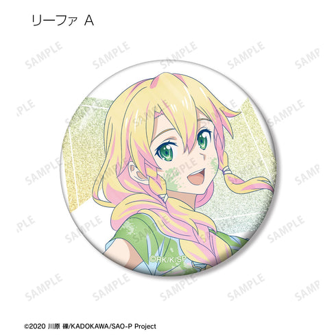 『ソードアート・オンライン』描き下ろし ペイントスタイルver. トレーディング Ani-Art clear label 第2弾 グリッター缶バッジ(単位/BOX)