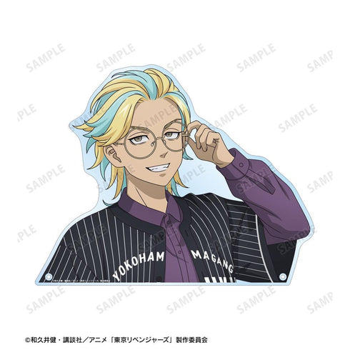 《东京复仇者》全新绘制 灰谷龙胆 棒球衫版 特大开孔亚克力板