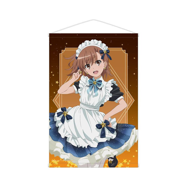 『とある科学の超電磁砲T』描き下ろし 御坂美琴 星空メイドver. B2タペストリー
