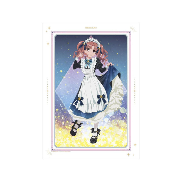 『とある科学の超電磁砲T』描き下ろし 白井黒子 星空メイドver. A3マット加工ポスター
