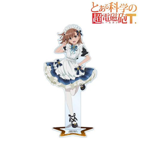 『とある科学の超電磁砲T』描き下ろし 御坂美琴 星空メイドver. 特大アクリルスタンド