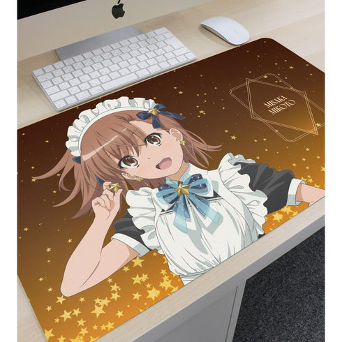 『とある科学の超電磁砲T』描き下ろし 御坂美琴 星空メイドver. マルチデスクマット