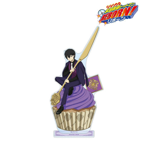 "The Hitman Reborn!" Newly Drawn Kyoya Hibari "Cutlery" Ver. Extra-Large Acrylic Stand