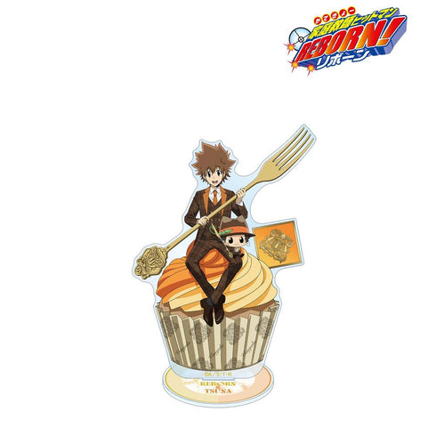 《家庭教师Hitman REBORN!》全新绘制 里邦&泽田纲吉 餐具版 BIG亚克力立牌