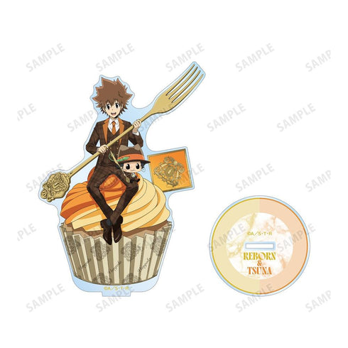《家庭教师Hitman REBORN!》全新绘制 里邦&泽田纲吉 餐具版 BIG亚克力立牌