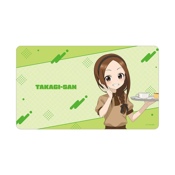 "Takagi-san: The Master of Teasing" Original Illustration: Takagi-san as a Cafe Employee—Work Experience Version, Part 2: Multi-Purpose Desk Mat