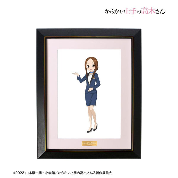 "Takagi-san: The Master of Teasing" Newly Drawn Illustration: Takagi-san as a Hotel Concierge (Work Experience Version) Part 2 A4 Character Fine Art Print