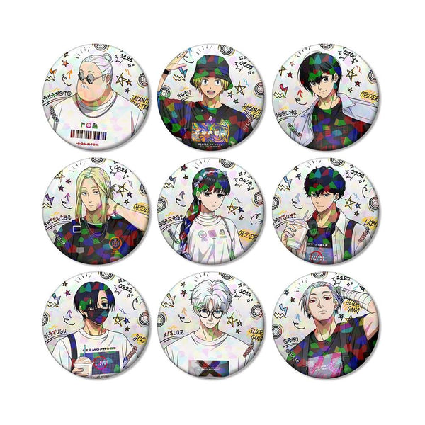 『SAKAMOTO DAYS』描き下ろし ショッピングver. トレーディングホログラム缶バッジ(単位/BOX)