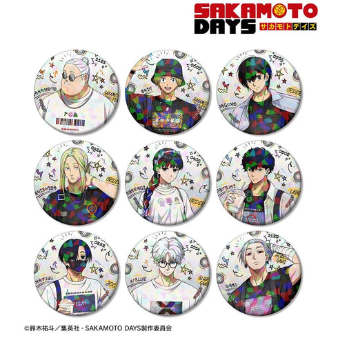『SAKAMOTO DAYS』描き下ろし ショッピングver. トレーディングホログラム缶バッジ(単位/BOX)