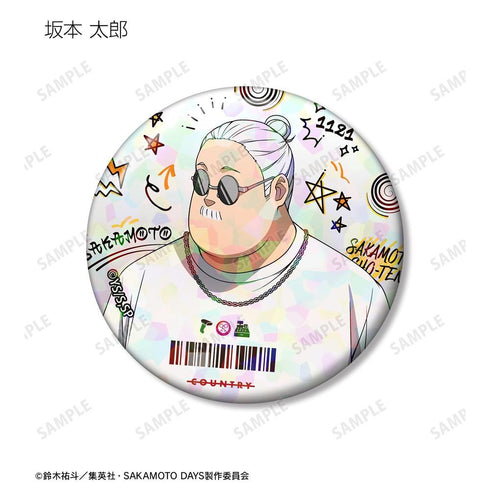 『SAKAMOTO DAYS』描き下ろし ショッピングver. トレーディングホログラム缶バッジ(単位/BOX)