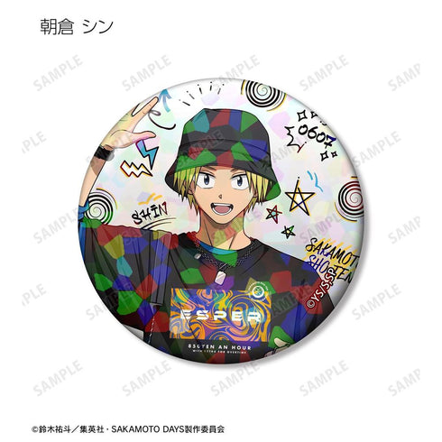 『SAKAMOTO DAYS』描き下ろし ショッピングver. トレーディングホログラム缶バッジ(単位/BOX)