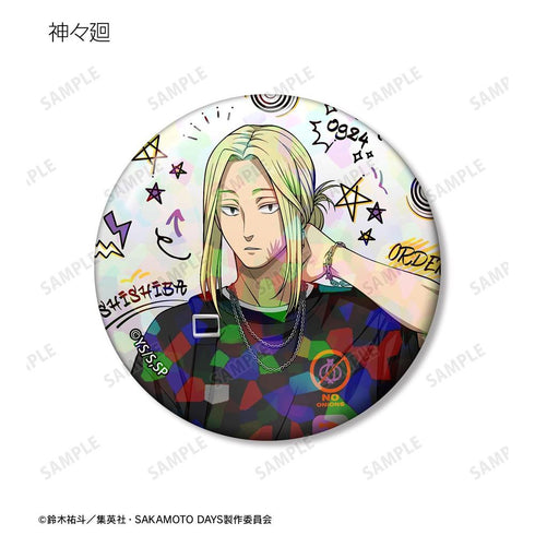 『SAKAMOTO DAYS』描き下ろし ショッピングver. トレーディングホログラム缶バッジ(単位/BOX)