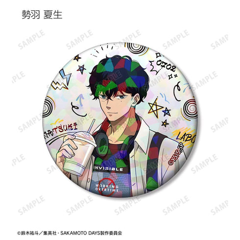 『SAKAMOTO DAYS』描き下ろし ショッピングver. トレーディングホログラム缶バッジ(単位/BOX)