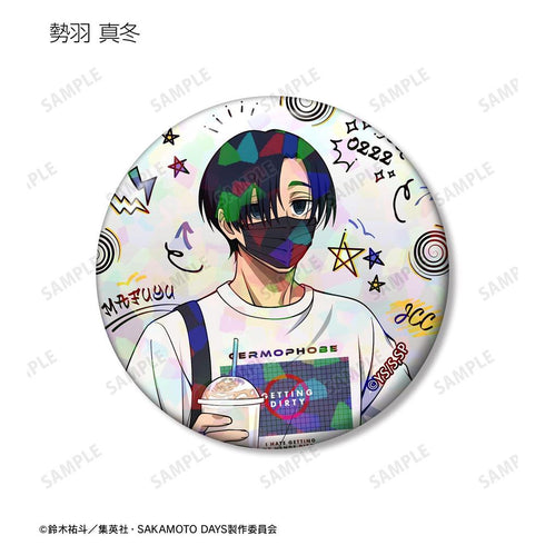 『SAKAMOTO DAYS』描き下ろし ショッピングver. トレーディングホログラム缶バッジ(単位/BOX)