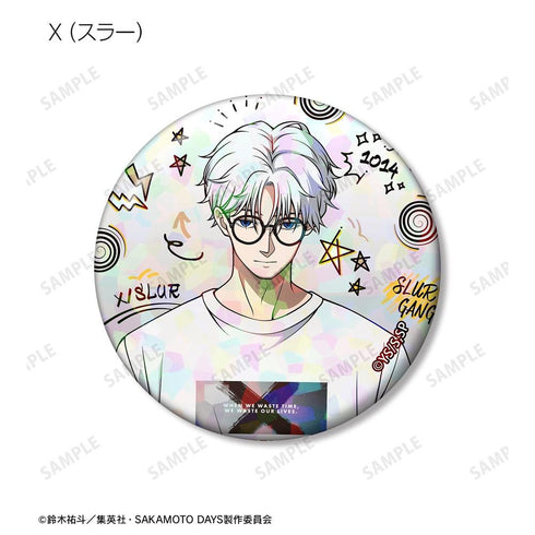『SAKAMOTO DAYS』描き下ろし ショッピングver. トレーディングホログラム缶バッジ(単位/BOX)