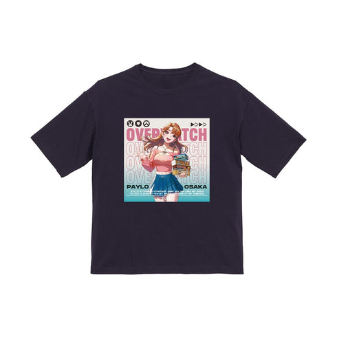 《鬥陣特攻》全新繪製 D.Va 旅行版 BIG 剪影 T 恤(男女通用)