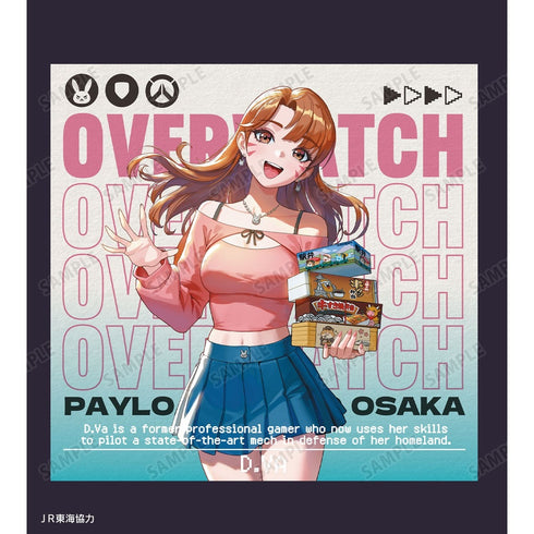 《鬥陣特攻》全新繪製 D.Va 旅行版 BIG 剪影 T 恤(男女通用)