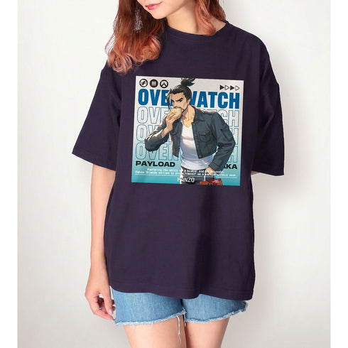 『オーバーウォッチ』描き下ろし ハンゾー 旅行ver. BIGシルエットTシャツユニセックス