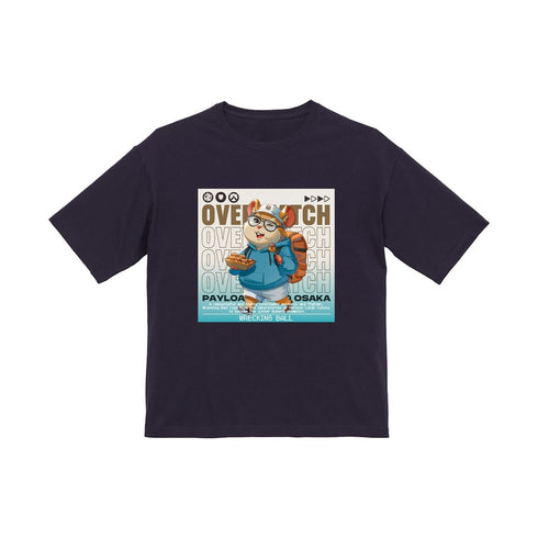 『オーバーウォッチ』描き下ろし レッキング・ボール 旅行ver. BIGシルエットTシャツユニセックス