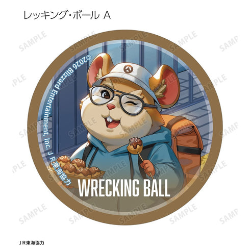 『オーバーウォッチ』描き下ろし 旅行ver. トレーディングミニダイカットステッカー(単位/BOX)