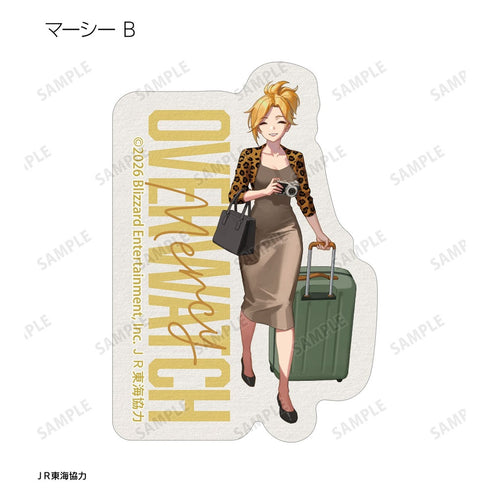 『オーバーウォッチ』描き下ろし 旅行ver. トレーディングミニダイカットステッカー(単位/BOX)