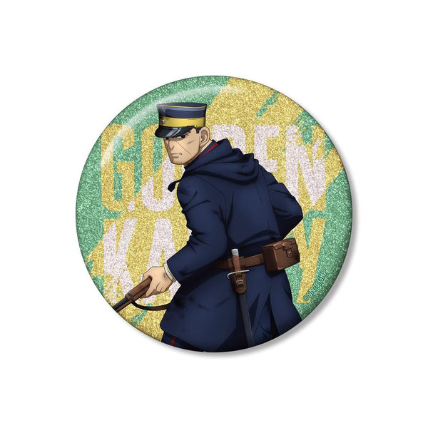 『ゴールデンカムイ』描き下ろし 月島軍曹 戦う背中ver. 75mmグリッター缶バッジ