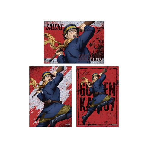 『ゴールデンカムイ』描き下ろし 杉元佐一 戦う背中ver. ブロマイド3枚セット