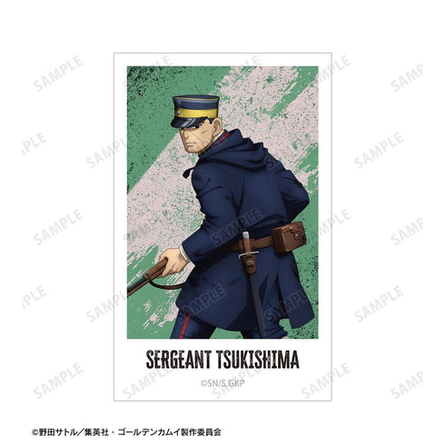 『ゴールデンカムイ』描き下ろし 月島軍曹 戦う背中ver. イラストカード3枚セット