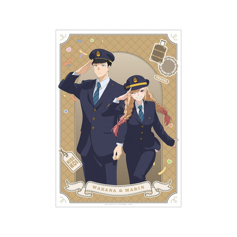 『その着せ替え人形は恋をするSeason 2』描き下ろし 喜多川 海夢&五条 新菜 駅員ver. A3マットポスター