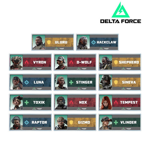 《Delta Force》收藏級壓克力名牌(單位/盒)