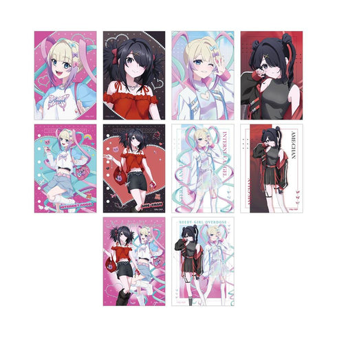 "NEEDY GIRL OVERDOSE" Newly Drawn Y2K & Tactical Fashion Ver. Trading Bromides (Sold by the box)