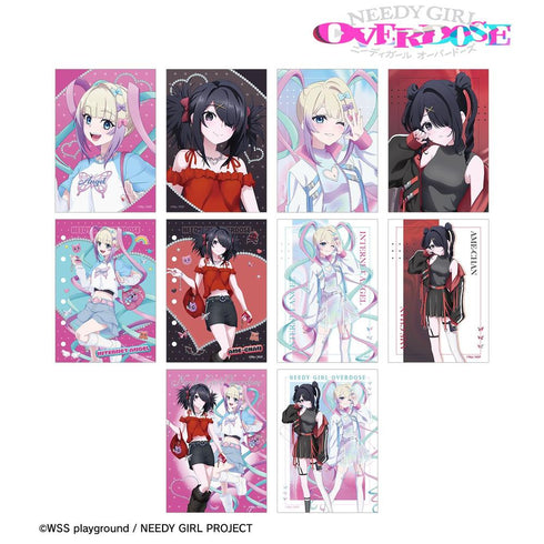 "NEEDY GIRL OVERDOSE" Newly Drawn Y2K & Tactical Fashion Ver. Trading Bromides (Sold by the box)