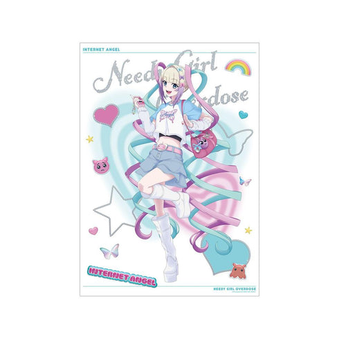 『NEEDY GIRL OVERDOSE』描き下ろし 超てんちゃん Y2Kファッションver. A3マットポスター