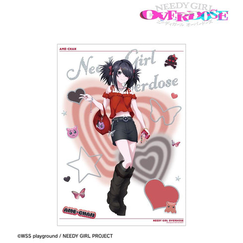 『NEEDY GIRL OVERDOSE』描き下ろし あめちゃん Y2Kファッションver. A3マットポスター